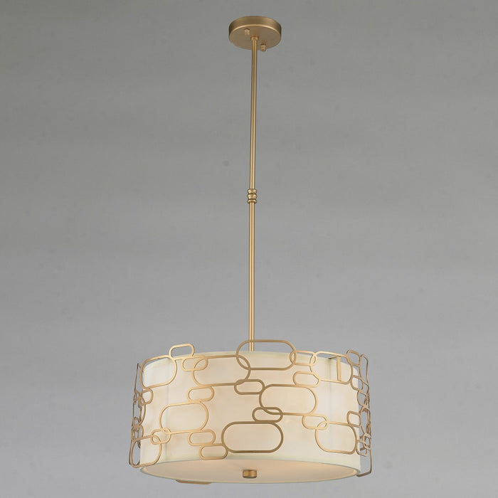 Montauk Matte Gold 5 Light Pendant - Pendants
