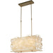 Montauk Matte Gold 8 Light Pendant - Pendants