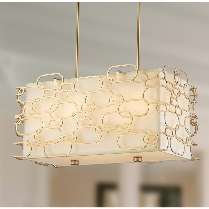 Montauk Matte Gold 8 Light Pendant - Pendants