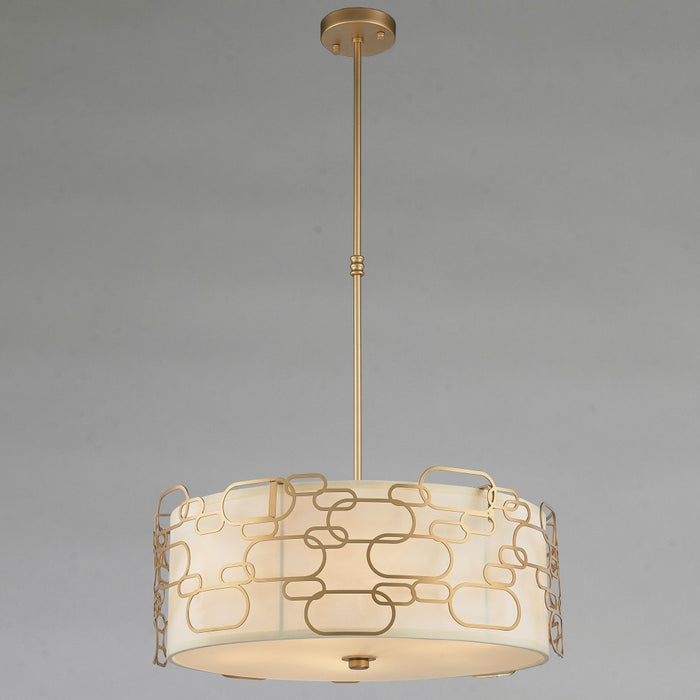 Montauk Matte Gold 9 Light Pendant - Pendants