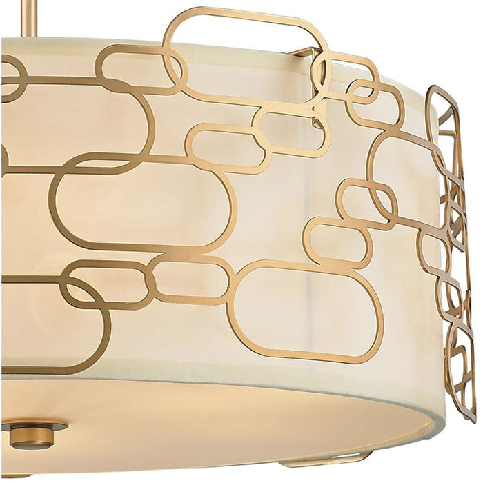 Montauk Matte Gold 9 Light Pendant - Pendants