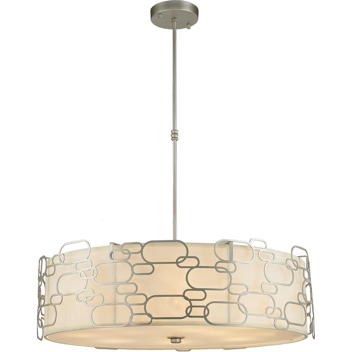 Montauk Matte Nickel 12 Light Pendant - Pendants
