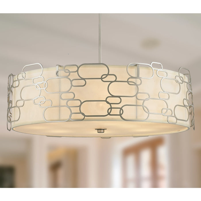 Montauk Matte Nickel 12 Light Pendant - Pendants