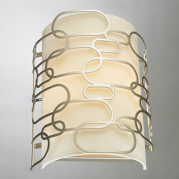 Montauk Matte Nickel 2 Light Wall Sconce - Wall Sconces