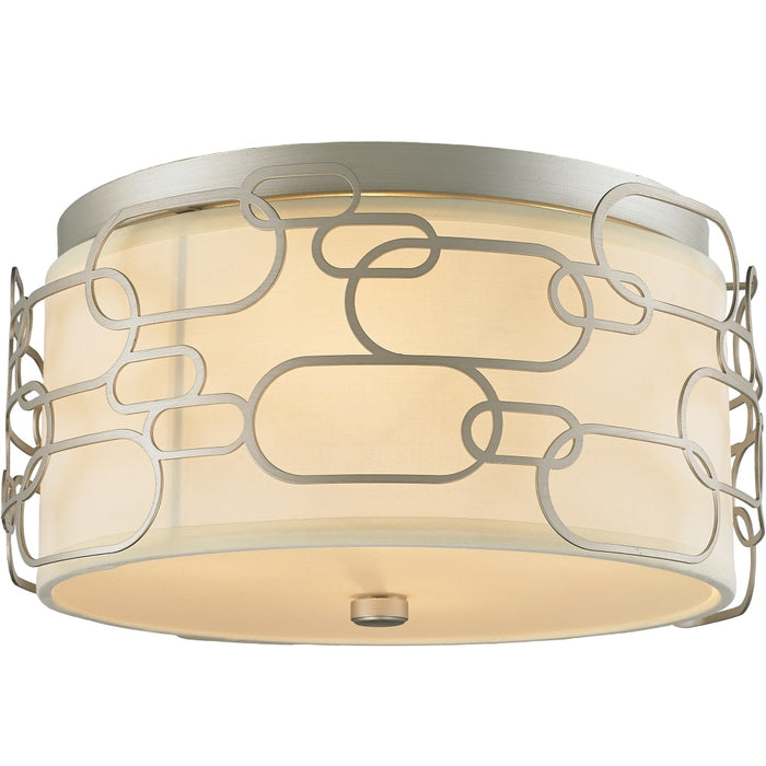 Montauk Matte Nickel 4 Light Flushmount - Flushmounts