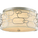 Montauk Matte Nickel 4 Light Flushmount - Flushmounts