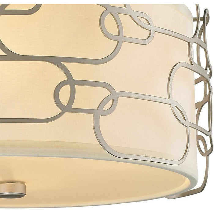 Montauk Matte Nickel 4 Light Flushmount - Flushmounts