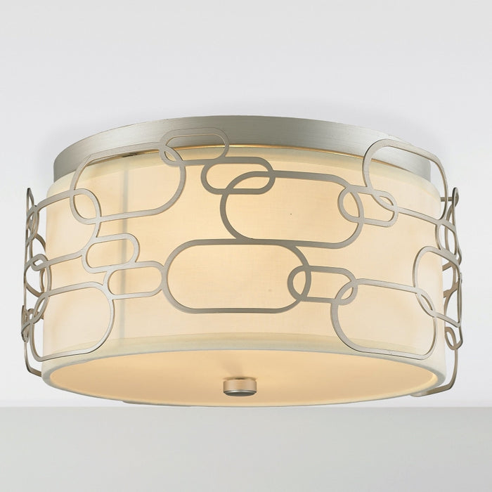 Montauk Matte Nickel 4 Light Flushmount - Flushmounts