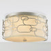 Montauk Matte Nickel 4 Light Flushmount - Flushmounts
