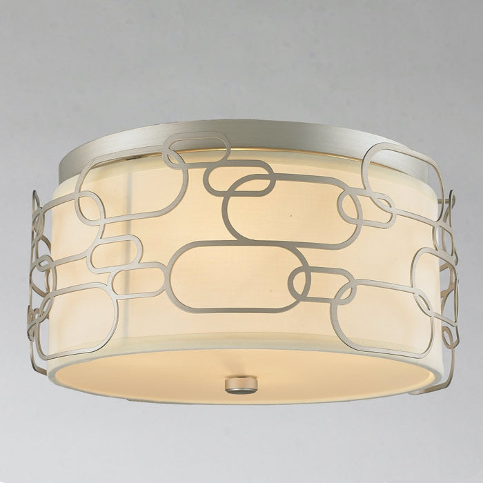 Montauk Matte Nickel 4 Light Flushmount - Flushmounts