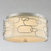 Montauk Matte Nickel 4 Light Flushmount - Flushmounts
