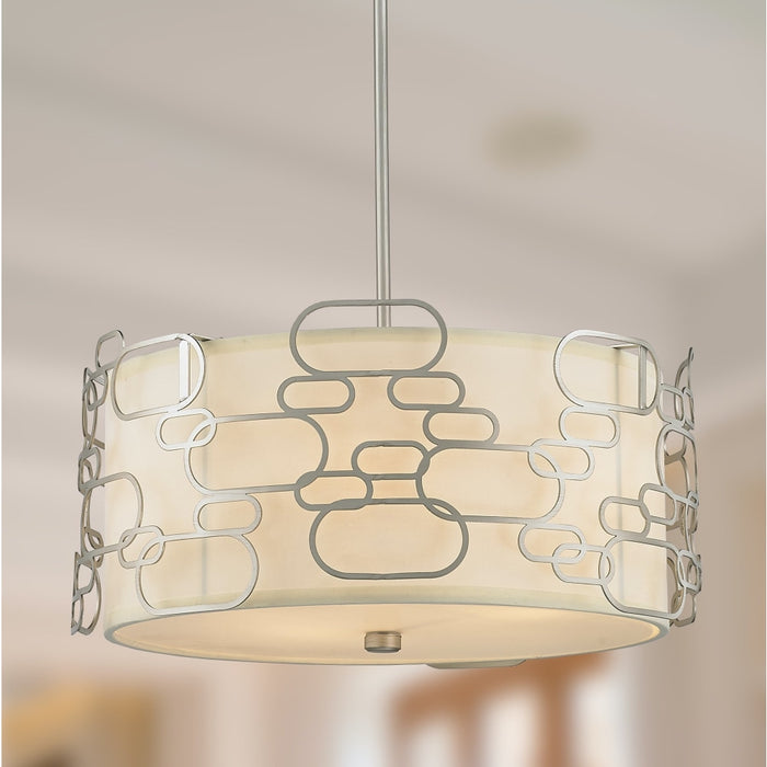 Montauk Matte Nickel 5 Light Pendant - Pendants