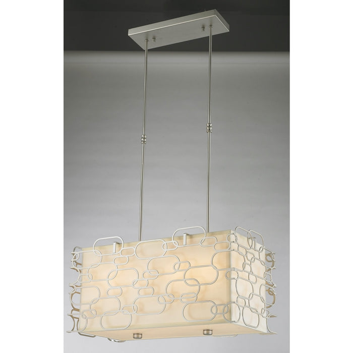 Montauk Matte Nickel 8 Light Pendant - Pendants