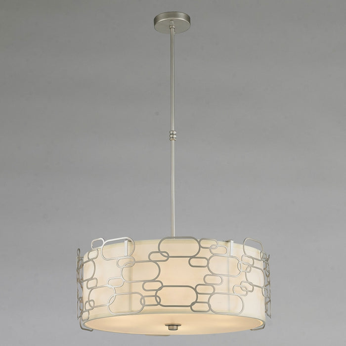 Montauk Matte Nickel 9 Light Pendant - Pendants