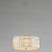 Montauk Matte Nickel 9 Light Pendant - Pendants