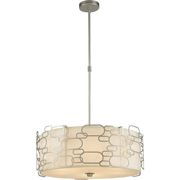Montauk Matte Nickel 9 Light Pendant - Pendants
