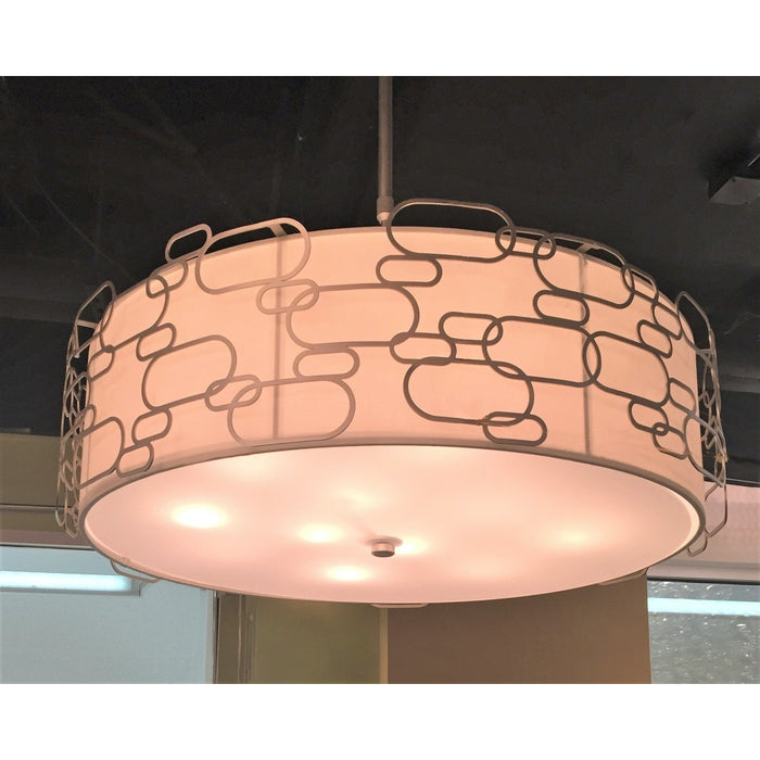 Montauk Matte Nickel 9 Light Pendant - Pendants