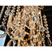 Nadia Polished Chrome Clear Crystal 1 Light Pendant - Pendants