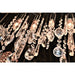 Nadia Polished Chrome Clear Crystal 10 Light Pendant - Pendants