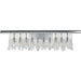 Nadia Polished Chrome Clear Crystal 10 Light Wall Sconce - Wall Sconces