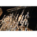 Nadia Polished Chrome Clear Crystal 3 Light Pendant - Pendants