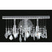 Nadia Polished Chrome Clear Crystal 3 Light Wall Sconce - Wall Sconces