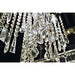 Nadia Polished Chrome Clear Crystal 5 Light Pendant - Pendants