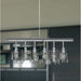 Nadia Polished Chrome Clear Crystal 6 Light Pendant - Pendants