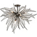 Naples Dark Graphite Semi Flush Mount - Semi-Flushmounts