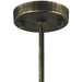 Nautilus Antique Bronze 5 Light Pendant - Pendants