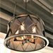 Nautilus Antique Bronze 5 Light Pendant - Pendants