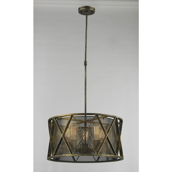 Nautilus Antique Bronze 5 Light Pendant - Pendants