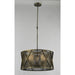 Nautilus Antique Bronze 5 Light Pendant - Pendants