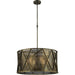 Nautilus Antique Bronze 6 Light Pendant - Pendants