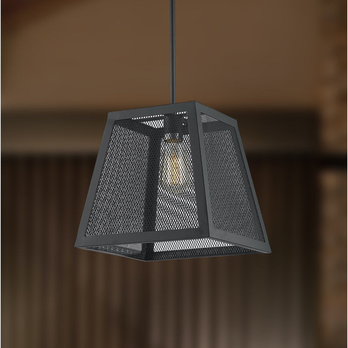 Nautilus Matte Black 1 Light Pendant - Pendants