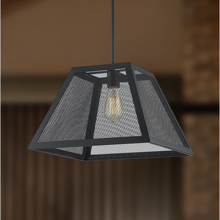 Nautilus Matte Black 1 Light Pendant - Pendants