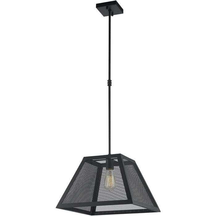 Nautilus Matte Black 1 Light Pendant - Pendants