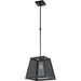 Nautilus Matte Black 1 Light Pendant - Pendants