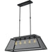 Nautilus Matte Black 5 Light Pendant - Pendants