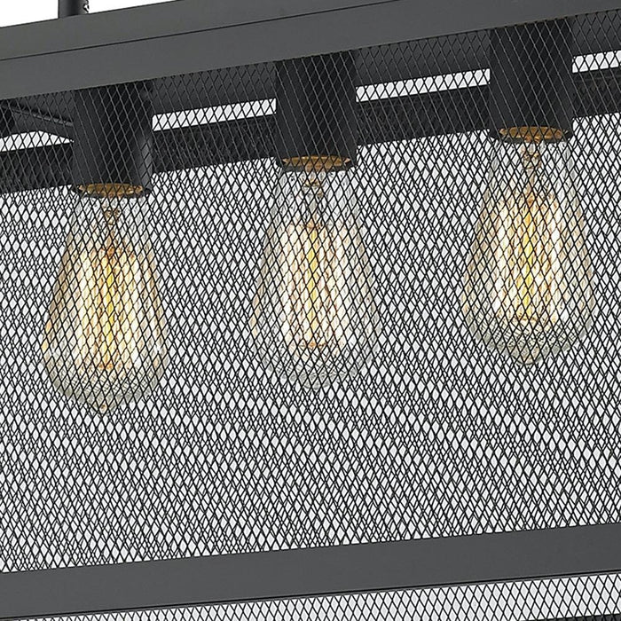 Nautilus Matte Black 5 Light Pendant - Pendants