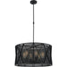 Nautilus Matte Black 6 Light Pendant - Pendants