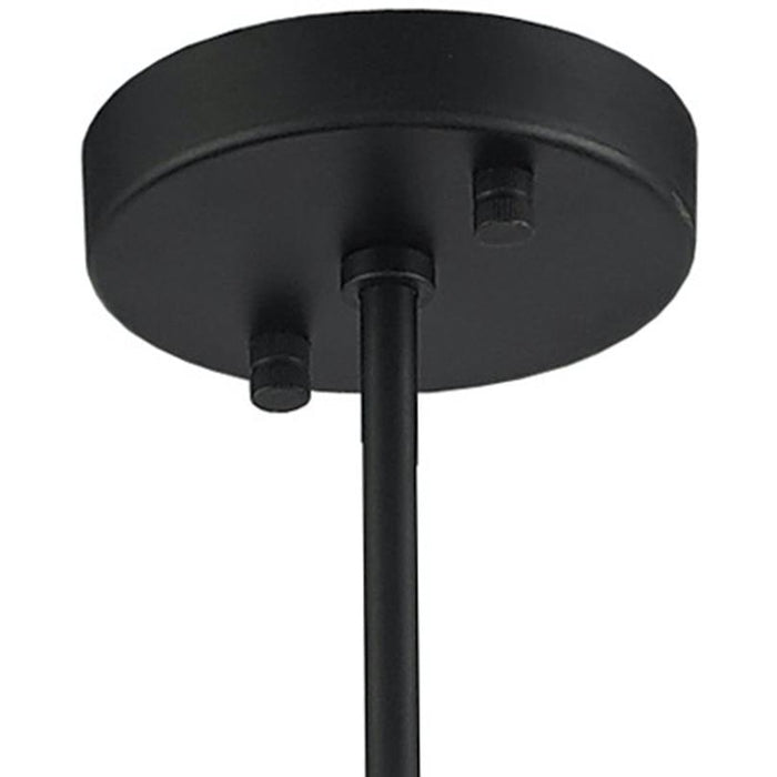 Nautilus Matte Black 6 Light Pendant - Pendants
