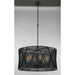Nautilus Matte Black 6 Light Pendant - Pendants