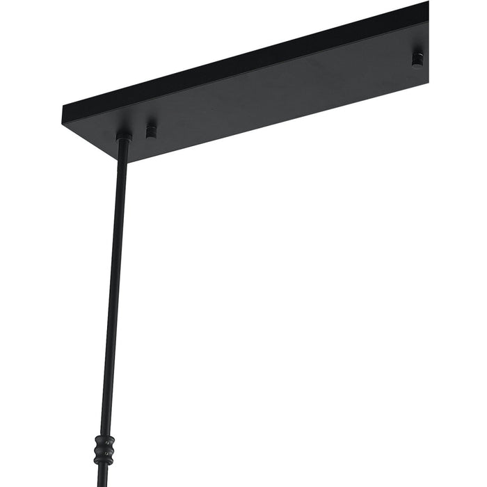 Nautilus Matte Black 6 Light Pendant - Pendants