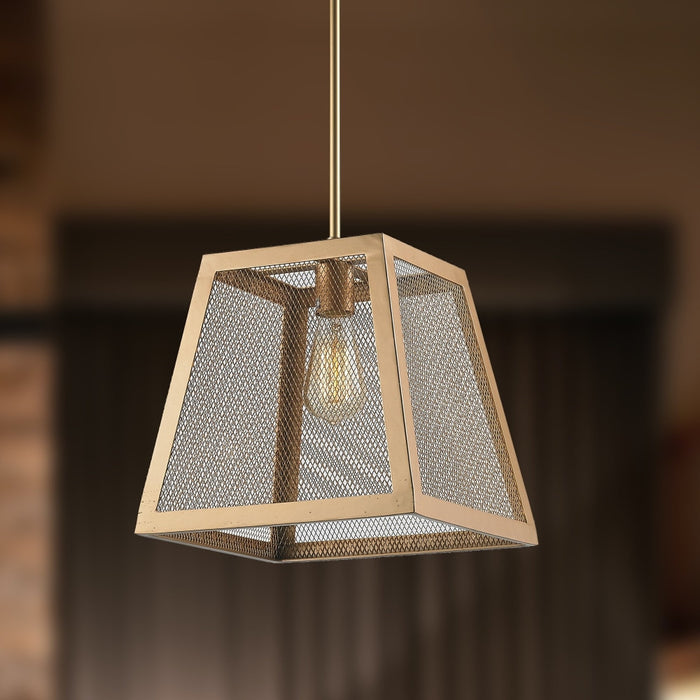 Nautilus Matte Gold 1 Light Pendant - Pendants