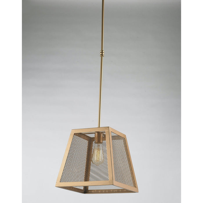 Nautilus Matte Gold 1 Light Pendant - Pendants