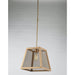Nautilus Matte Gold 1 Light Pendant - Pendants