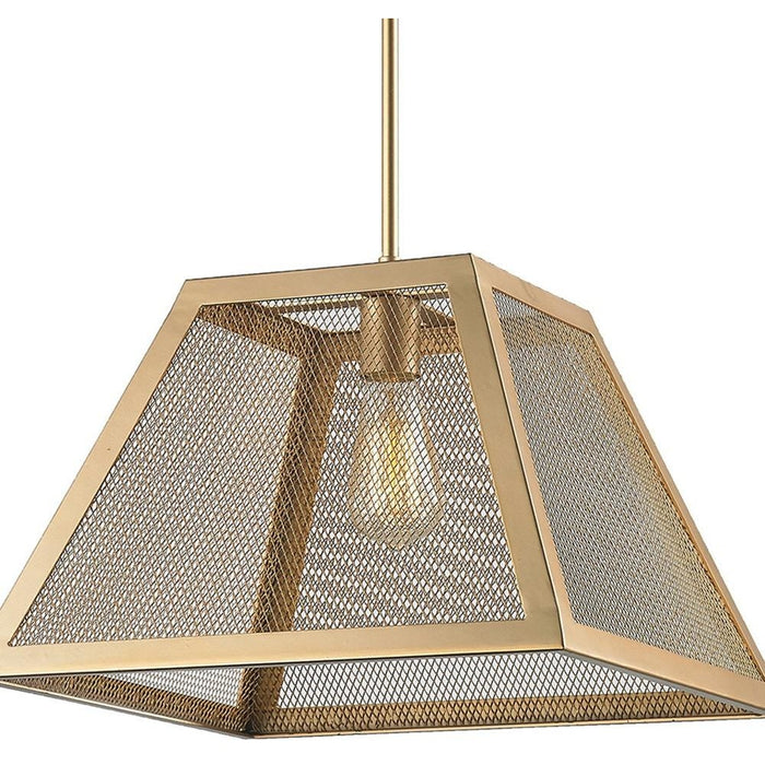 Nautilus Matte Gold 1 Light Pendant - Pendants