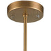 Nautilus Matte Gold 5 Light Pendant - Pendants
