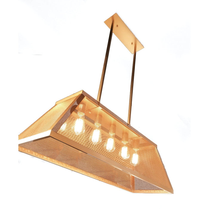 Nautilus Matte Gold 5 Light Pendant - Pendants